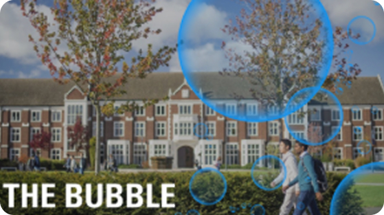 The bubble banner